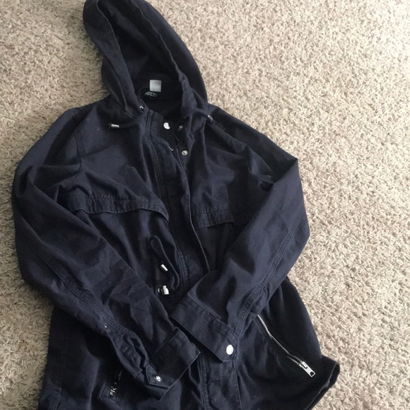 Divided Jackets & Blazers - Blue Zip/Button up jacket